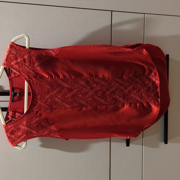 Banana Republic Sleeveless Red Blouse - Picture 1 of 5